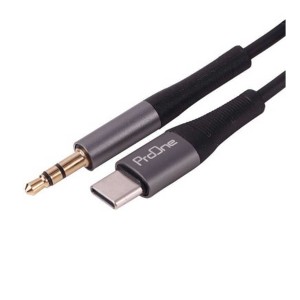 کابل تبدیل Type-C به جک 3.5mm پرووان مدل PCA47 طول 1 متر